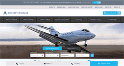 Desktop Screenshot of aircharter.co.uk
